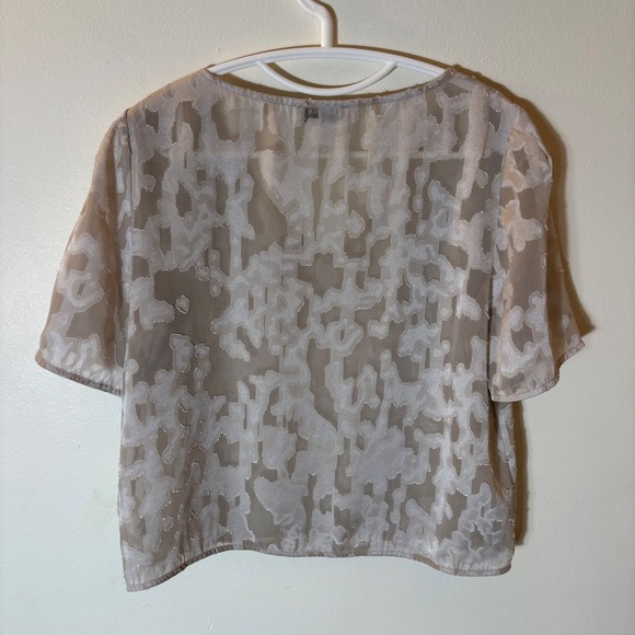 BABATON Sheer Randy Blouse Size Small - Picture 7 of 7
